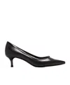 Tory Burch Double T Buckle Pump In Black