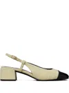 Tory Burch 45mm Sling Back Heeled Pumps In Multi