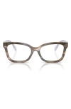 Tory Burch 49mm Phantos Optical Glasses In Purple