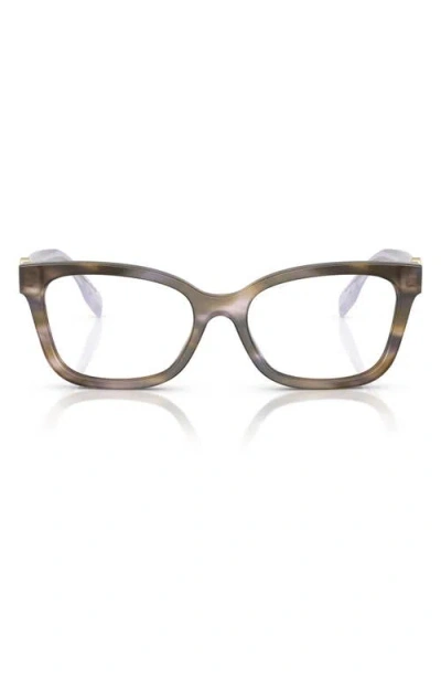 Tory Burch 49mm Phantos Optical Glasses In Purple