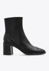 Tory Burch Cap-toe Heeled Ankle Boot