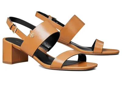 Tory Burch 50 Mm Double T Heel Sandals In Multi