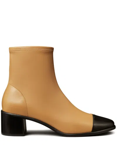 TORY BURCH 50MM CAP-TOE ANKLE BOOTS