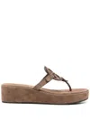Tory Burch 50mm Miller Sandals In Brown