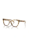 Tory Burch 51mm Cat Eye Optical Glasses In Gold