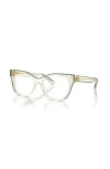 Tory Burch 51mm Cat Eye Optical Glasses In Transparent