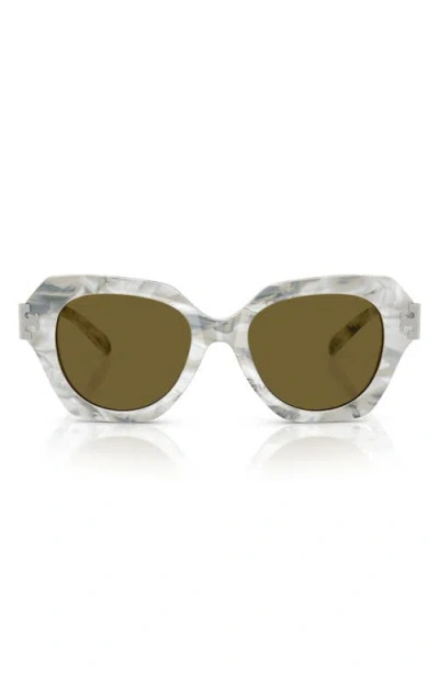 Tory Burch 51mm Cat Eye Sunglasses In Beige