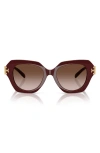 Tory Burch Eleanor Cat-eye Sunglasses In Brown Gradient