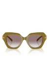 Tory Burch 51mm Cat Eye Sunglasses In Green