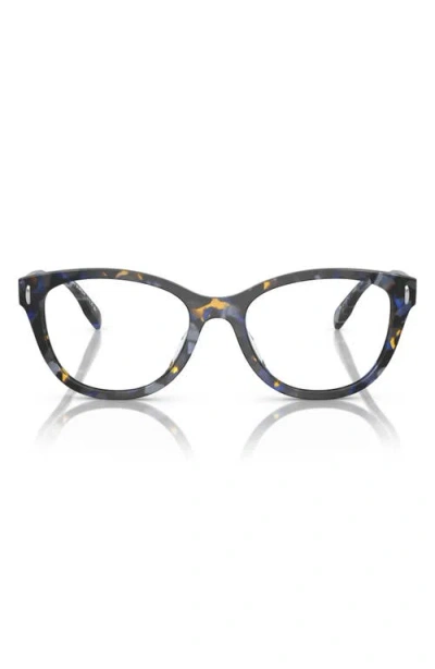 Tory Burch 51mm Pillow Optical Glasses In Black