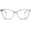 Tory Burch 51mm Square Optical Glasses In Beige