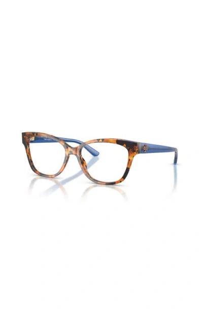 Tory Burch 51mm Square Optical Glasses In Multi