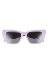 Tory Burch 52mm Cat Eye Sunglasses In Purple