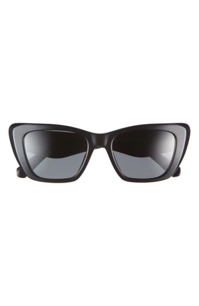 Tory Burch 52mm Cat Eye Sunglasses In Black