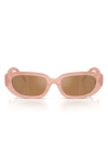 Tory Burch 52mm Irregular Sunglasses