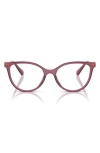 Tory Burch 53mm Cat Eye Optical Glasses In Purple