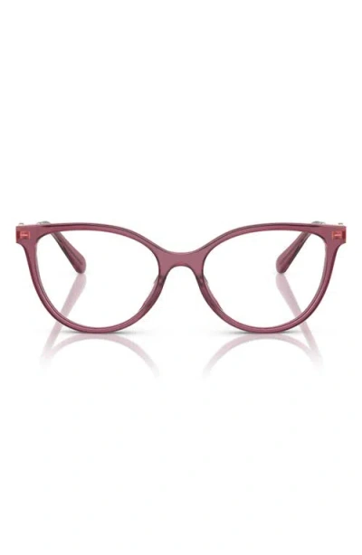 Tory Burch 53mm Cat Eye Optical Glasses In Purple