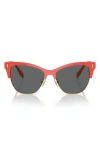 Tory Burch 53mm Cat Eye Sunglasses In Coral