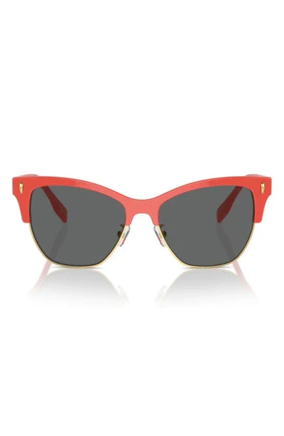 Tory Burch 53mm Cat Eye Sunglasses In Coral