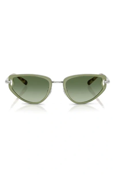 TORY BURCH TORY BURCH 53MM CAT EYE SUNGLASSES