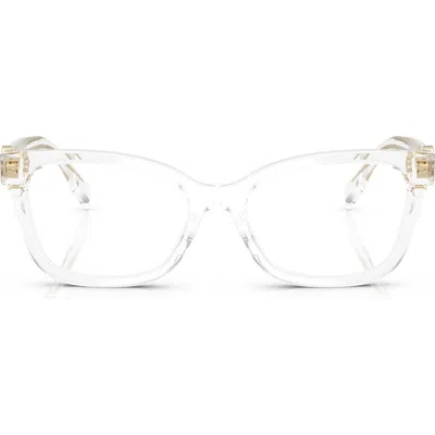 Tory Burch 53mm Phantos Optical Glasses In Clear