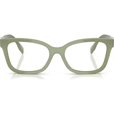 Tory Burch 53mm Phantos Optical Glasses In Green