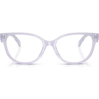 Tory Burch 53mm Phantos Optical Glasses In Milky Purple