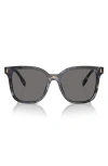 Tory Burch Woman Sunglass Ty7203u In Dark Grey/ Blue Tort