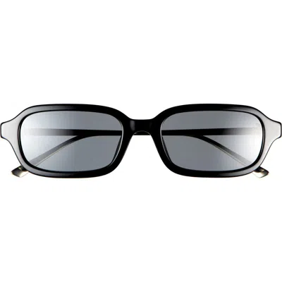 Tory Burch 53mm Rectangular Sunglasses In Black