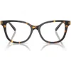 Tory Burch 53mm Square Optical Glasses