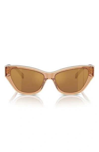 Tory Burch 54mm Cat Eye Sunglasses In Brown