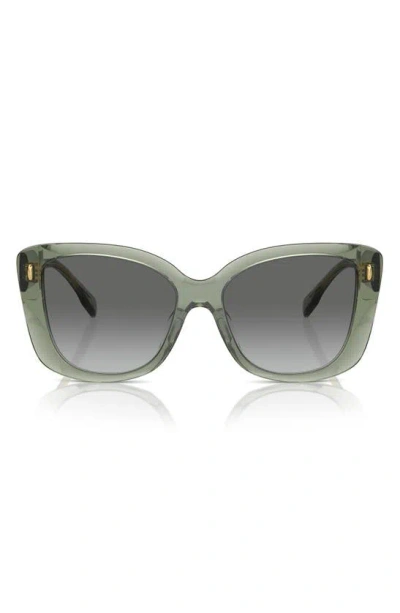 Tory Burch 54mm Gradient Butterfly Sunglasses In Green