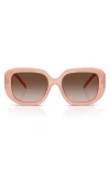 Tory Burch 54mm Irregular Sunglasses