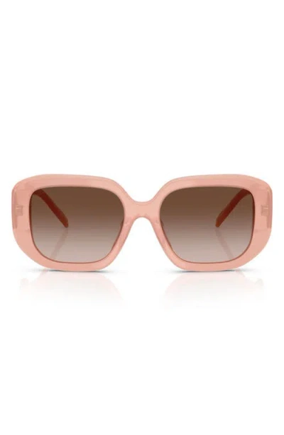 Tory Burch 54mm Irregular Sunglasses