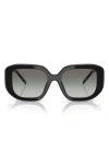 Tory Burch 54mm Irregular Sunglasses