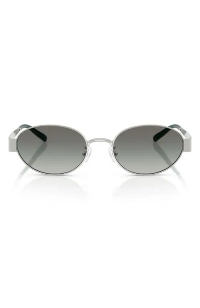 Tory Burch 54mm Oval Sunglasses In Gray