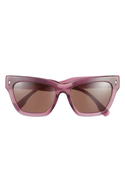Tory Burch 54mm Polarized Cat Eye Sunglasses