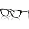 Tory Burch 54mm Rectangle Optical Glasses In Black