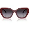 Tory Burch 55mm Cat Eye Sunglasses In Burgundy