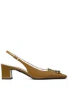 Tory Burch 55mm Georgia Slingback Pumps In Neutrals
