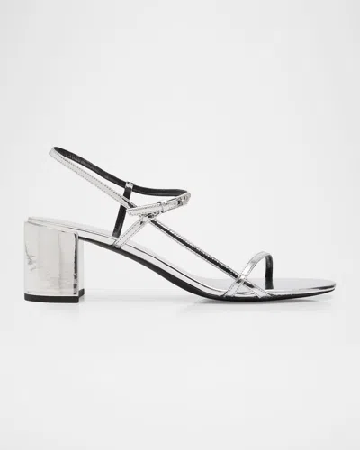 Tory Burch 55mm Gigi Metallic Block-heel Sandals