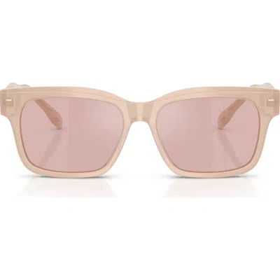 Tory Burch 55mm Rectangular Sunglasses In Orange