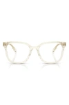 Tory Burch 55mm Square Optical Glasses In Dark Violet