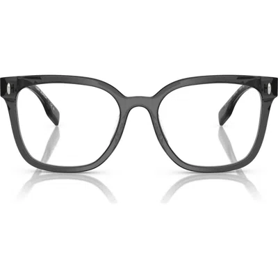 Tory Burch 55mm Square Optical Glasses In Black