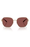 Tory Burch 56mm Irregular Sunglasses
