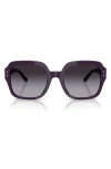 Tory Burch 56mm Round Sunglasses