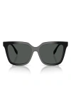 Tory Burch 56mm Square Sunglasses In Black