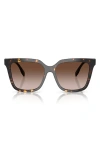 Tory Burch 56mm Square Sunglasses In Tortoise