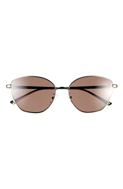 Tory Burch 57mm Cat Eye Sunglasses In Gold