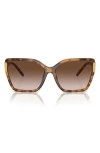 Tory Burch 58mm Eleanor Square Sunglasses In Tortoise